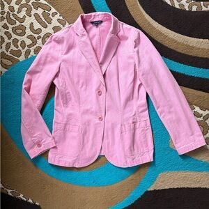 Lands' End Women's Pink Blazer